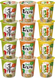 限定 マルタイ うま推し カップラーメン セット ちゃんぽん 65g、高菜ラーメン 62g、マルタイラーメン 62g各4個、計12個