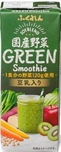 ふくれん 国産野菜グリーンスムージー 豆乳入り200ml×24本
