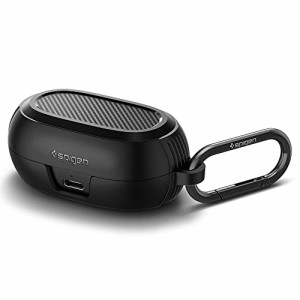 Spigen Jabra Elite 7 Pro ケース Jabra Elite 7 Active ケース 適用 紛失防止 カラビナ付 軽量 キ