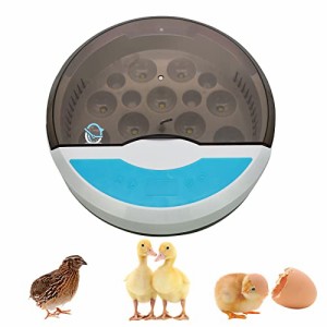自動孵卵器 インキュベーター 入卵9個 鳥類専用孵卵器 検卵ライト内蔵 孵化器 鶏卵 アヒル うずら 子供教育用 自動温度制御 湿度保持 デ