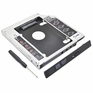 Ren He 2nd 2.5インチ HDD・SSD マウンタ 光学ドライブベイ用 SATA 3.0 ハードディスクマウンタ ノートPC 対応 1