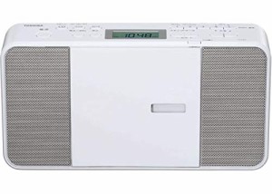 東芝 CDラジオ TY-C251W コンパクト スリム ボディー 縦型 ワイドFM 対応 外形寸法 280×149×63mm 質量 約1.2kg