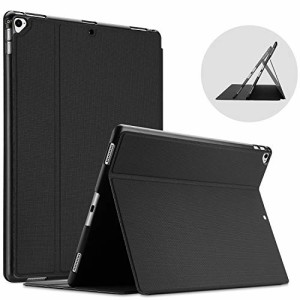 ProCase iPad Pro 12.9 ケース 2世代・1世代2017 2015 耐衝撃 縦と横にスタンド 保護カバー ブラック