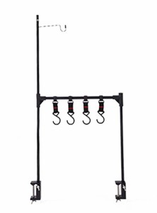SUN-YE ランタンスタンド ハンギングラック 両用 ランタンハンガー 多機能 クランプ式 2way 高強度アルミ製 ランタン ハンガー 1個