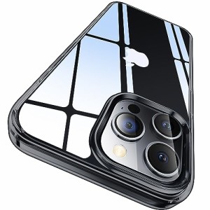 CASEKOO iPhone 15 Pro Max 用 ケース クリア 耐衝撃 米軍MIL規格 黄変防止 SGS認証 ストラップホール付き 6.