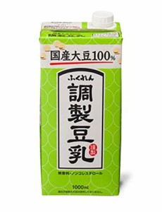 ふくれん 国産大豆調製豆乳 1L ×6個