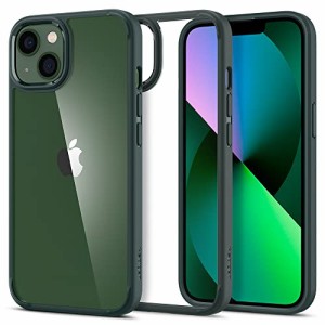 Spigen iPhone13 ケース クリア TPU バンパーケース 2重構造 米軍MIL規格取得 耐衝撃 すり傷防止 黄ばみ無し ワイヤレス