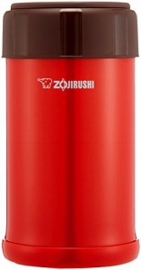 象印マホービンZOJIRUSHI ステンレスクック&フードジャー おまかせ保温 保冷調理 保温ランチジャー 750ml トマトレッド SW-JA