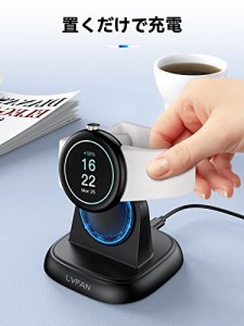 LVFAN google pixel watch用 充電器 ピクセルウォッチ用 充電スタンド 磁気吸着 ワイヤレス充電 急速充電 グーグルピクセ