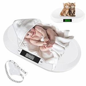 デジタル ベビースケール 赤ちゃん 体重計 新生児 薄型軽量 最小表示 10g 最大荷重20kg 高精度 ポータブル 赤ちゃん 健康管理 はかり