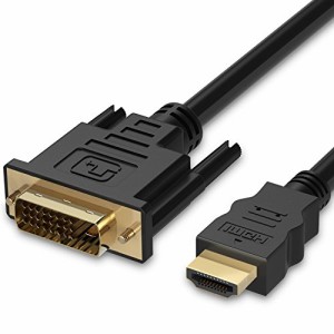 Fosmon 1.8m HDMI⇔DVI 高速 双方向伝送 変換 ケーブルHDMI タイプA オス | デュアルリンク DVI-D 24+1 ピ