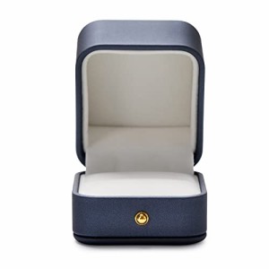 Oirlv 指輪ケース リングケース PUレザー 1個用 持ち運び ミニ プロポーズ 婚約 記念日などに適当 ギフトケース H06901 ブルー