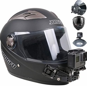 顎マウント GoPro用 アクセサリー オートバイヘルメット用下顎ストラップマウント アゴマウント バイクヘルメット顎マウント ヘルメット