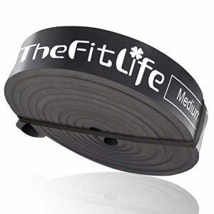 TheFitLife トレーニングチューブ 筋トレチューブ 懸垂チューブ ブラック