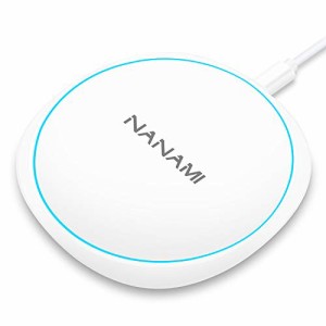NANAMI ワイヤレス充電器 Qi認証 最大15W出力 USB Type-C ポート iPhone 14/14 ProMax/14 Plus/