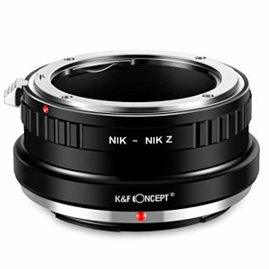 K&F Concept マウントアダプター Nikon レンズ-Nikon Zカメラ装着 ニコンF-ニコンZ 無限遠実現 高精度 メーカー