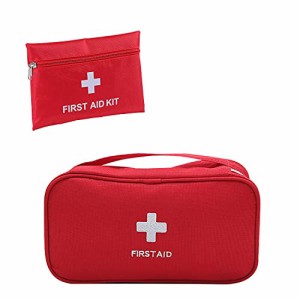 非常時 救急セット お薬収納ポーチ 2個セット ファーストエイドキット 携帯用 応急処置バッグ 家庭用医療バッグ アウトドア