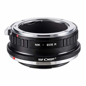K&F Concept マウントアダプター Nikonレンズ-Canon EOS Rカメラ装着 ニコンF-キャノンRF 無限遠実現 メーカー