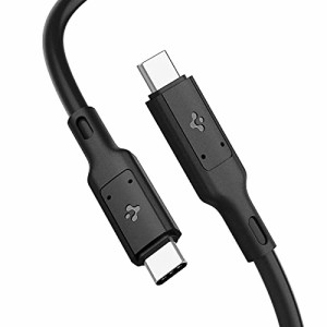 Spigen Thunderbolt 4 対応 USB4 ケーブル  USB-IF認証 / 100W出力 / 40Gbps / 8K 4K ディ