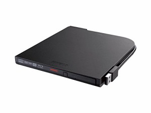 BUFFALO BDXL対応 USB2.0用ポータブルブルーレイドライブ スリムタイプ ブラック BRXL-PT6U2V-BKD