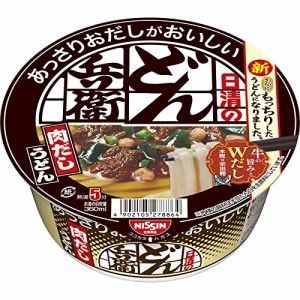 日清食品 日清のあっさりおだしがおいしいどん兵衛 肉だしうどん 72g ×12個