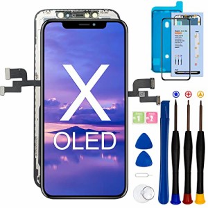 SIMDOG iPhone Xスクリーン用OLED 5.8インチ 3Dタッチスクリーンディスプレイ デジタイザー修理キットアセンブリ 完全な修復