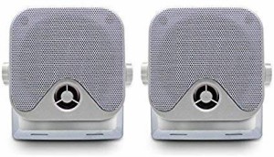 Herdio 100W HIFI 4インチ スピーカー 音響 ラッパ ヨットボートアウトドア車 船舶 農業用自動車 トラック 工事車 等用 表面