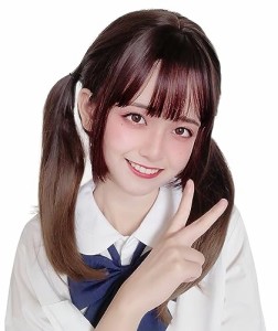 Limakaraウィッグ フルウィッグ ミディアム 姫髪 レディース ストレート ぱっつん セミロング ロング wig 姫カット 自然 耐熱 小