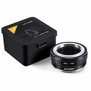 K&F Concept M42レンズ- Sony NEX Eカメラ装着用レンズアダプターリング レンズマウントアダプター マウント変換アダプター