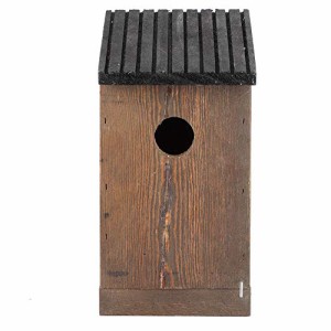 Cinnyi 野鳥用巣箱 バードハウス 巣箱 鳥かご 鳥の避難所 木製 巣箱 屋外 小鳥 寝床 出入り簡単 インコ オウム