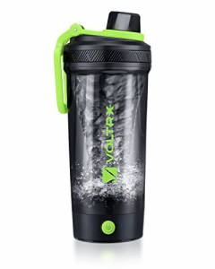 VOLTRX 電動シェイカーボトル、Gallium USB C充電式電動プロテインシェイクミキサー、BPAフリー、Tritan製、700ml