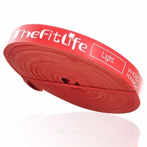 TheFitLife トレーニングチューブ 筋トレチューブ 懸垂チューブ レッド