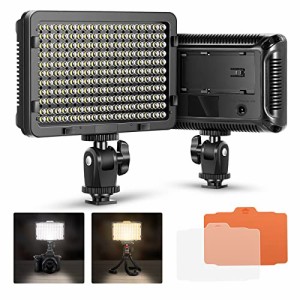 Neewer ビデオライト 撮影ライト カメラ用ビデオライト 176個LED球 調光可能 超高輝度 5600K 1/4スレッド デジタル一眼レフ