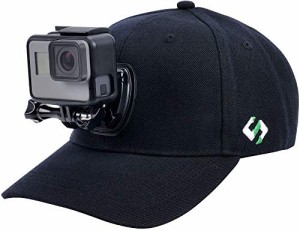 Smatree Gopro 帽子目線カメラ帽子56-58cm調整可能 Gopro hero11/10/9/8/7/6/5/4/3Surfola，