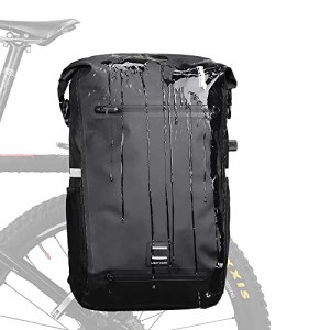 Rhinowalk自転車パニアバッグ リアバッグ サイドバッグ 大容量 軽い 収納力 22L 防水 モーターパニアバックパック ショルダーバッグ