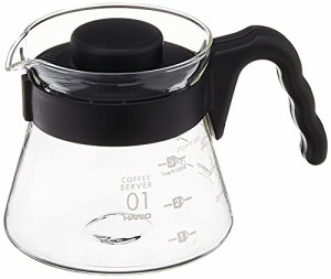 HARIOハリオ V60コーヒーサーバー ?電子レンジ/食洗機対応 450ml ブラック 日本製 VCS-01B