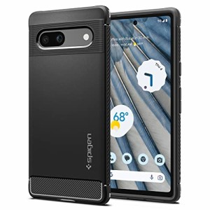 Spigen Pixel 7a ケース TPU ストラップ穴付き ソフトケース 米軍MIL規格取得 耐衝撃 衝撃吸収 傷防止 カメラ保護 ラギッ