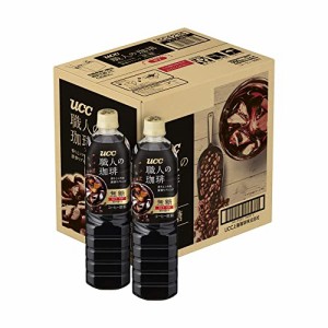 UCC 職人の珈琲 無糖 ペットボトル 900ml×12本