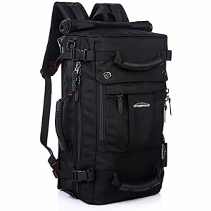 Overmont 登山リュック35L 大容量 3WAYビジネスバッグ バックパック 15.6インチPC リュックサック スクエア 防水 キャンプ