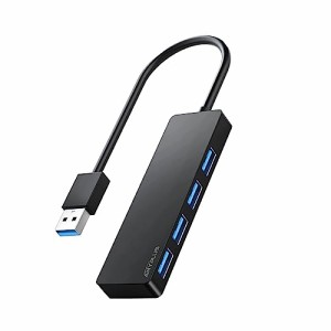 ANYPLUS USBハブ 3.0 4ポートUSB HubUSB A 分岐 5Gbps高速転送 バスパワー 軽量 コンパクト MacBook/i