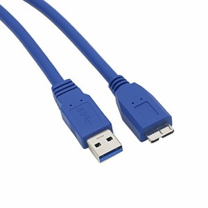 ViViSun USB 3.0 A オス toマイクロB オス 変換ケーブル USB3.0マイクロケーブル A-MicroB スーパースピードデ