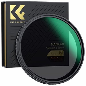 K&F Concept 67mm 可変NDフィルター ND2-ND32 X状ムラなし 日本製AGC光学ガラス HD超解像力 超低い反射率 28層