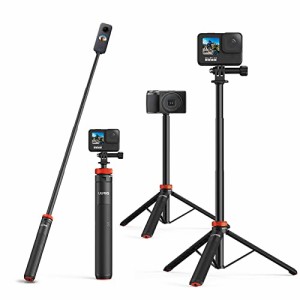 UURig TP-03 gopro用 アクセサリー gopro用三脚 130cm insta360自撮り棒 gopro用 自撮り棒 GoPro