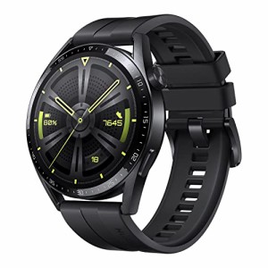 HUAWEI WATCH GT 3 46mm スマートウォッチ ブラック iOS/Android対応