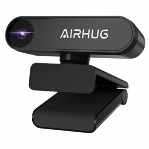 AIRHUG WEBカメラ 2K マイクなし HD ウェブカメラ 500万画素 30FPS 78°広角 自動光補正 プラグアンドプレイ 防止 プ