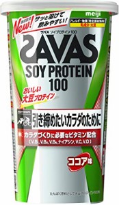 明治 ザバスSAVAS ソイプロテイン100 ココア味 224g