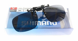 シマノSHIMANO サングラス クリップオングラスTAC マットブラック スモーク HG-019P