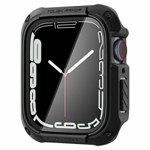 Spigen Apple Watch ケース 45mm ガラス 一体型  Series 8 / 7 対応  米軍MIL規格取得 画面保護 耐衝撃