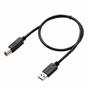 エレコム USB3.0ケーブル A-Bタイプ HDD用 0.5m ブラック DH-AB3N05BK