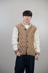 HIMALAYAN CLIMBERS HANDKNIT ヒマラヤンクライマ−ズハンドニット スタジャンカ−ディガン